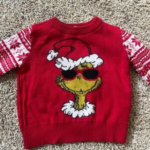 Red Grinch Christmas Sweater